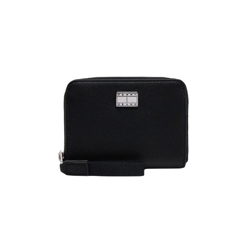 TOMMY JEANS AMERICAN COOL MED ZA ΠΟΡΤΟΦΟΛΙ ΓΥΝΑΙΚΕΙΟ BLACK