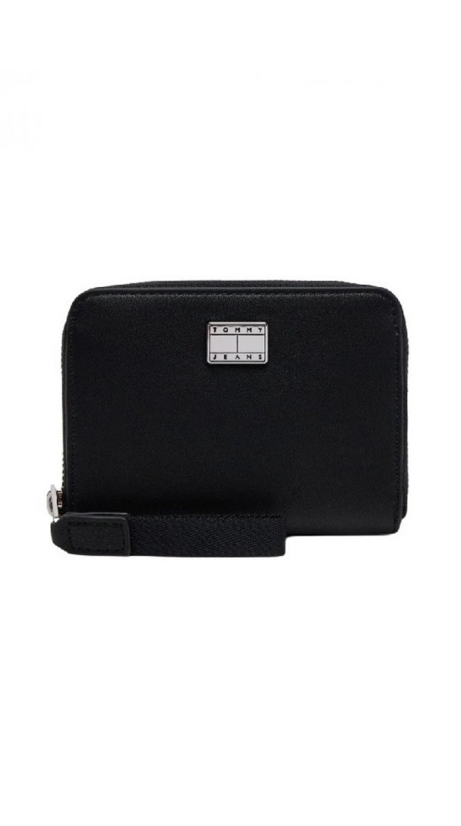 TOMMY JEANS AMERICAN COOL MED ZA ΠΟΡΤΟΦΟΛΙ ΓΥΝΑΙΚΕΙΟ BLACK