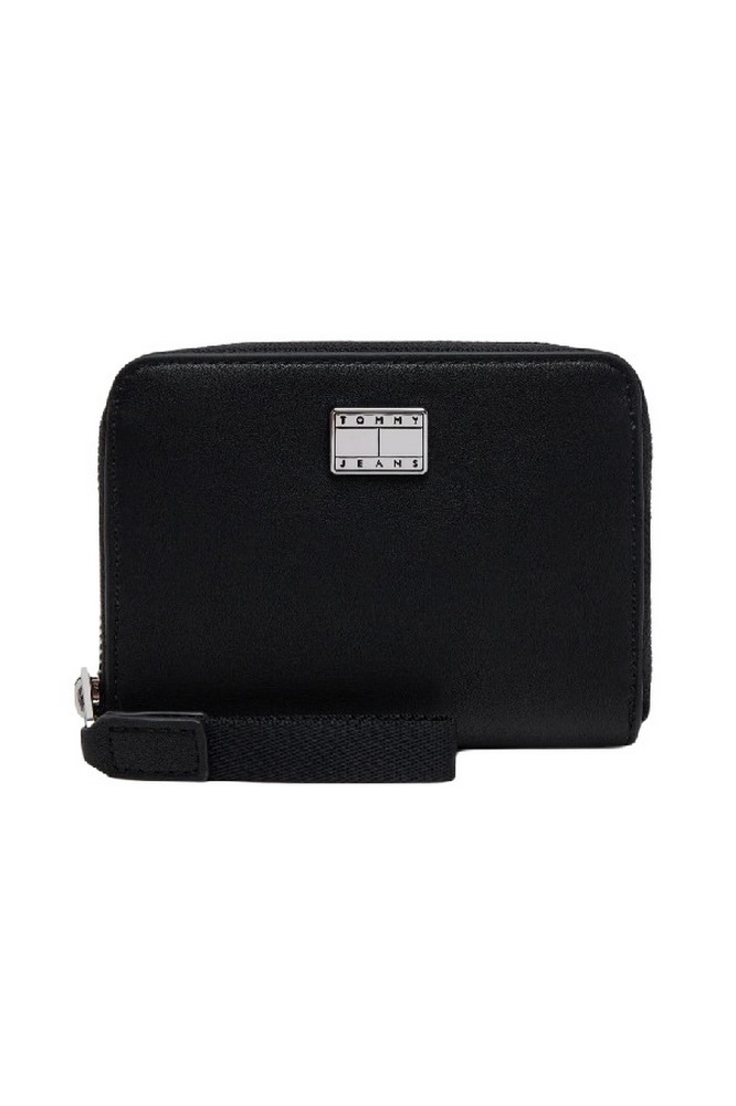 TOMMY JEANS AMERICAN COOL MED ZA ΠΟΡΤΟΦΟΛΙ ΓΥΝΑΙΚΕΙΟ BLACK