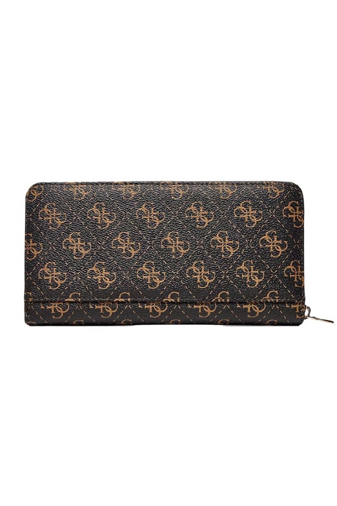 GUESS LAUREL SLG CHEQUE ORGANIZER ΠΟΡΤΟΦΟΛΙ ΓΥΝΑΙΚΕΙΟ BROWN
