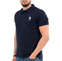 U.S.POLO ASSN FLYN 000272 CBP5 POLO T-SHIRT ΜΠΛΟΥΖΑ ΑΝΔΡΙΚΗ NAVY