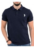 U.S.POLO ASSN FLYN 000272 CBP5 POLO T-SHIRT ΜΠΛΟΥΖΑ ΑΝΔΡΙΚΗ NAVY
