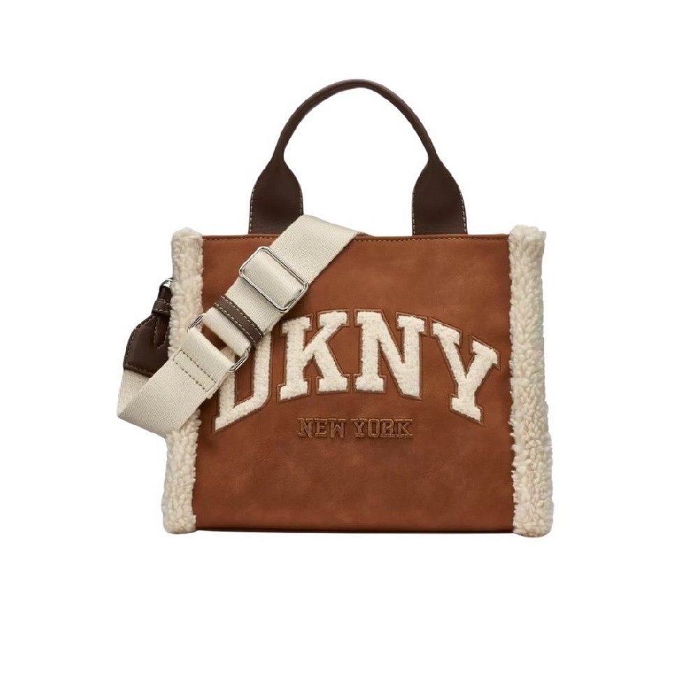 DKNY HADLEE SM TOTE HANDBAG ΤΣΑΝΤΑ ΓΥΝΑΙΚΕΙΑ TAN