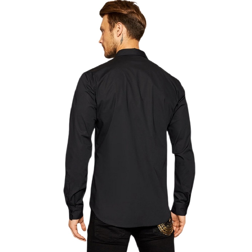 ΠΟΥΚΑΜΙΣΟ Μ/Μ  ΑΝΔΡΙΚΟ VERSACE JEANS COUTURE BLACK
