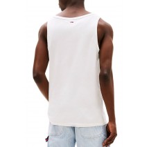 TOMMY JEANS SLIM ENTRY GRAPHIC TANK EXT ΑΜΑΝΙΚΗ ΜΠΛΟΥΖΑ ΑΝΔΡΙΚΗ ECRU