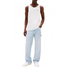 TOMMY JEANS SLIM ENTRY GRAPHIC TANK EXT ΑΜΑΝΙΚΗ ΜΠΛΟΥΖΑ ΑΝΔΡΙΚΗ ECRU