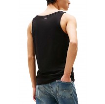 TOMMY JEANS SLIM ENTRY GRAPHIC TANK EXT ΑΜΑΝΙΚΗ ΜΠΛΟΥΖΑ ΑΝΔΡΙΚΗ BLACK