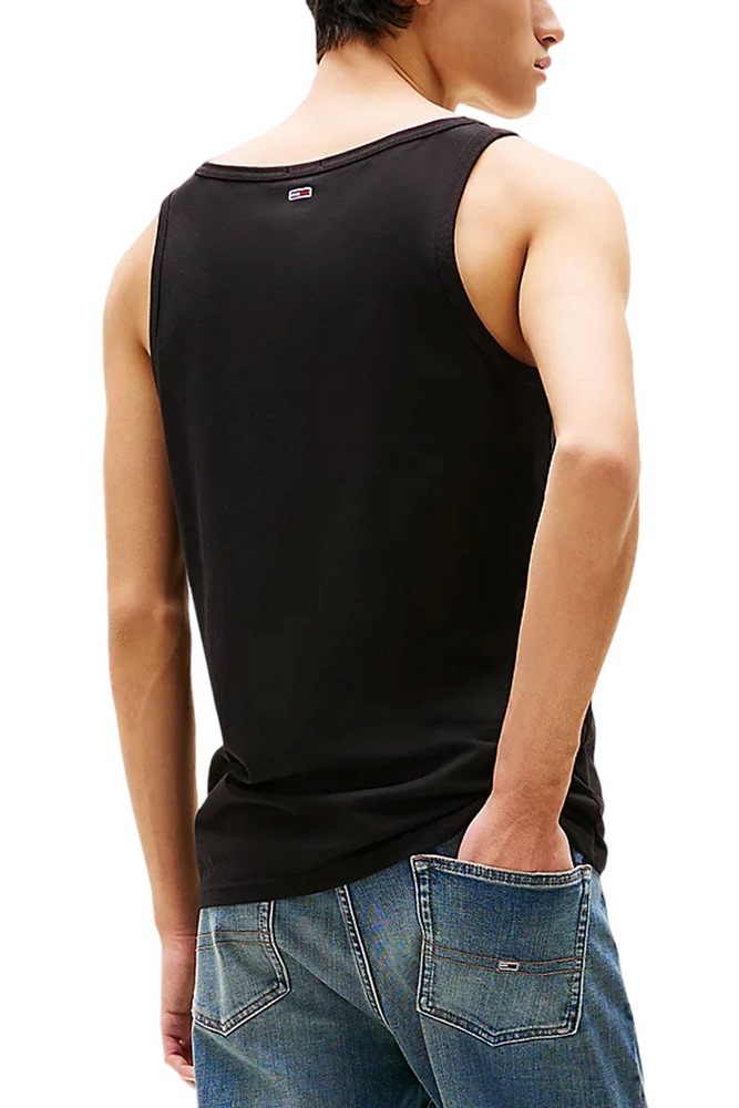 TOMMY JEANS SLIM ENTRY GRAPHIC TANK EXT ΑΜΑΝΙΚΗ ΜΠΛΟΥΖΑ ΑΝΔΡΙΚΗ BLACK