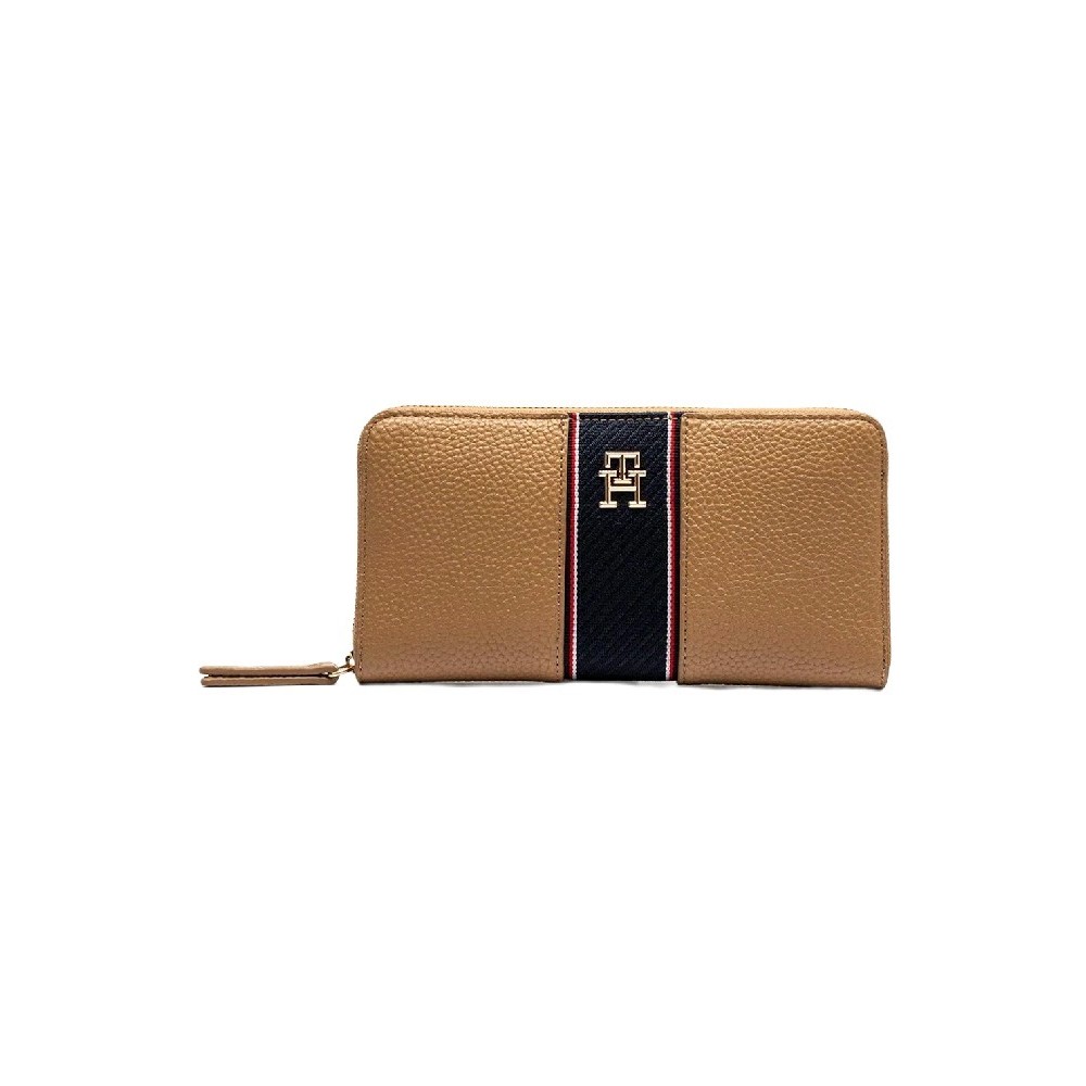 TOMMY HILFIGER LEGACY LARGE ZA ΠΟΡΤΟΦΟΛΙ ΓΥΝΑΙΚΕΙΟ BEIGE