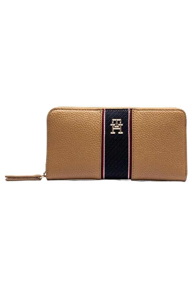 TOMMY HILFIGER LEGACY LARGE ZA ΠΟΡΤΟΦΟΛΙ ΓΥΝΑΙΚΕΙΟ BEIGE