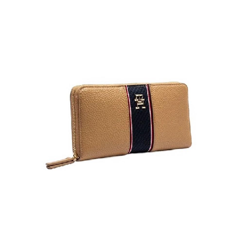 TOMMY HILFIGER LEGACY LARGE ZA ΠΟΡΤΟΦΟΛΙ ΓΥΝΑΙΚΕΙΟ BEIGE