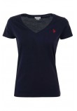 U.S.POLO ASSN BELL 000149 EH03 L.J. SHORT SLEEVES T SHIRT ΜΠΛΟΥΖΑ ΓΥΝΑΙΚΕΙΑ NAVY