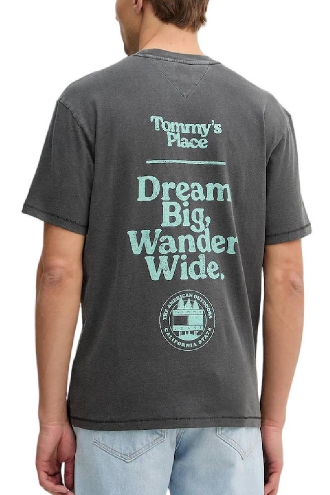 TOMMY JEANS RLX OUTDOOR T-SHIRT ΜΠΛΟΥΖΑ ΑΝΔΡΙΚΗ BLACK