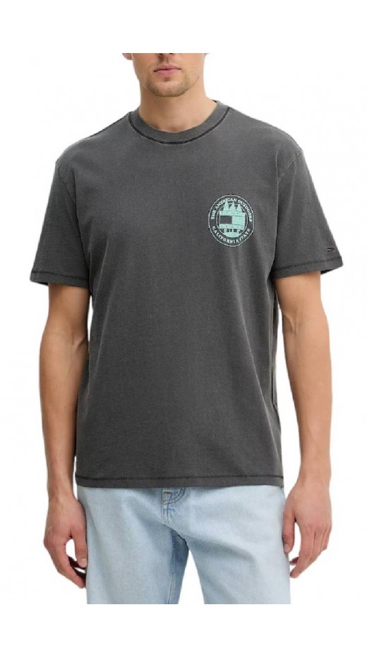 TOMMY JEANS RLX OUTDOOR T-SHIRT ΜΠΛΟΥΖΑ ΑΝΔΡΙΚΗ BLACK
