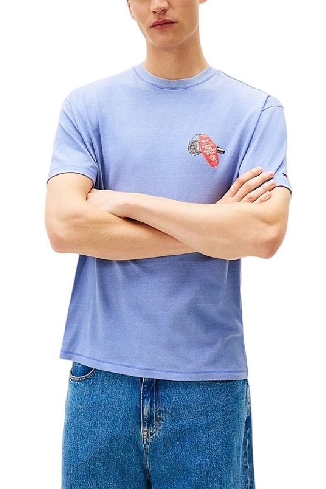 TOMMY JEANS RLX OUTDOOR T-SHIRT ΜΠΛΟΥΖΑ ΑΝΔΡΙΚΗ BLUE