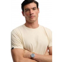 SUPERDRY D1 OVIN CLASSIC ESSENTIAL T-SHIRT ΜΠΛΟΥΖΑ ΑΝΔΡΙΚΗ BEIGE