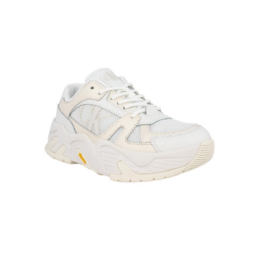 CALVIN KLEIN CHUNKY RUNNER VIBRAM LTH MIX WN ΠΑΠΟΥΤΣΙ ΓΥΝΑΙΚΕΙΟ WHITE