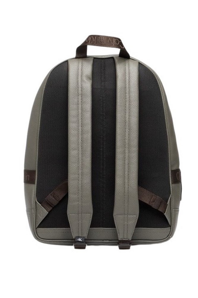 CALVIN KLEIN YNG INTERESTING PU ROUND BP 43 ΤΣΑΝΤΑ ΑΝΔΡΙΚΗ KHAKI