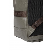 CALVIN KLEIN YNG INTERESTING PU ROUND BP 43 ΤΣΑΝΤΑ ΑΝΔΡΙΚΗ KHAKI