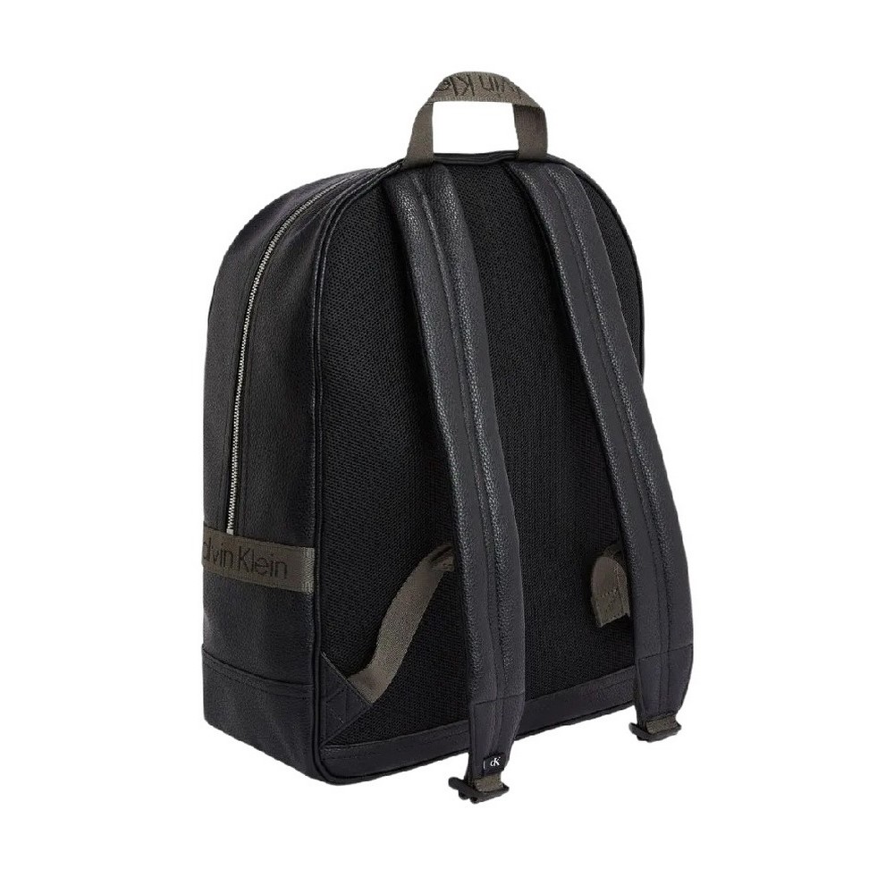 CALVIN KLEIN YNG INTERESTING PU ROUND BP 43 ΤΣΑΝΤΑ ΑΝΔΡΙΚΗ BLACK