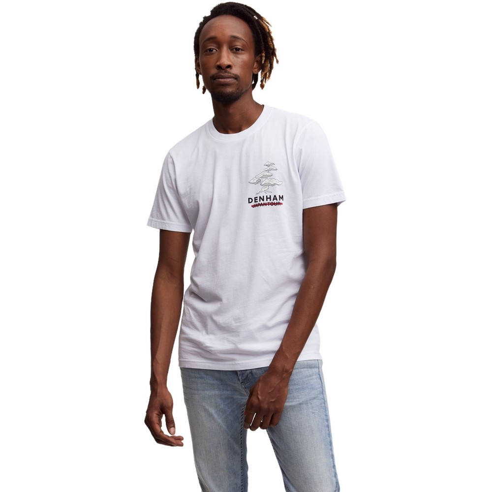 T-SHIRT ΑΝΔΡΙΚΟ DENHAM WHITE