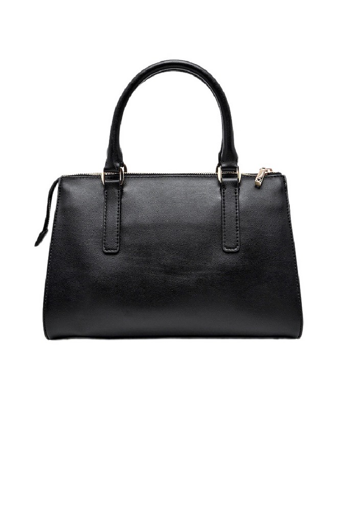 GUESS GREYSON II SMALL SATCHEL ΤΣΑΝΤΑ ΓΥΝΑΙΚΕΙΑ BLACK