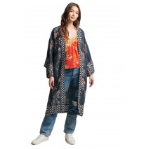 ΦΟΡΕΜΑ VINTAGE MAXI WRAP KIMONO ΓΥΝΑΙΚΕΙΟ SUPERDRY NAVY