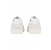 CALVIN KLEIN BASKET CUPSOLE LACEUP MIX LTH WN ΠΑΠΟΥΤΣΙ ΓΥΝΑΙΚΕΙΟ WHITE