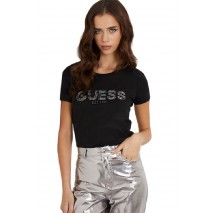 GUESS BOLD LOGO T-SHIRT ΜΠΛΟΥΖΑ ΓΥΝΑΙΚΕΙΑ BLACK