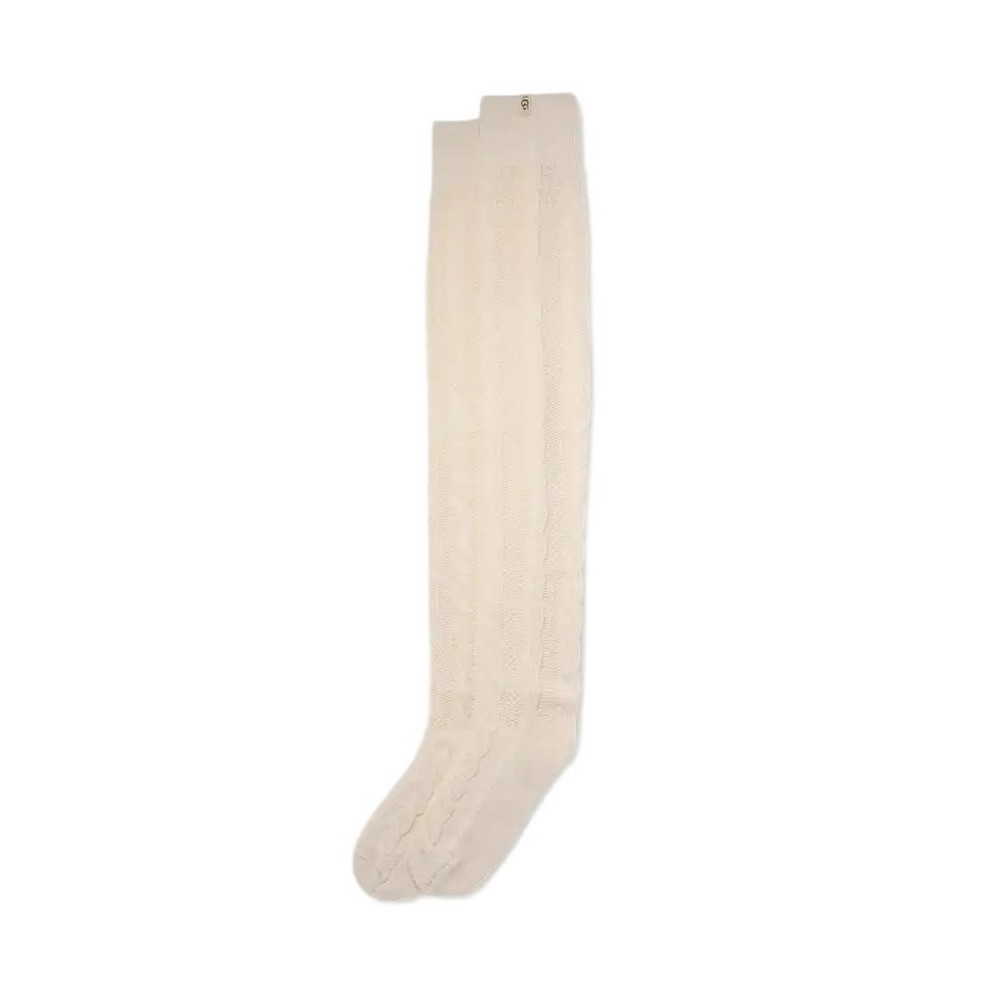 UGG ZANIKA THIGH HIGH CABLE 1171626 ΚΑΛΤΣΑ ΨΗΛΗ ΓΥΝΑΙΚΕΙΑ ECRU