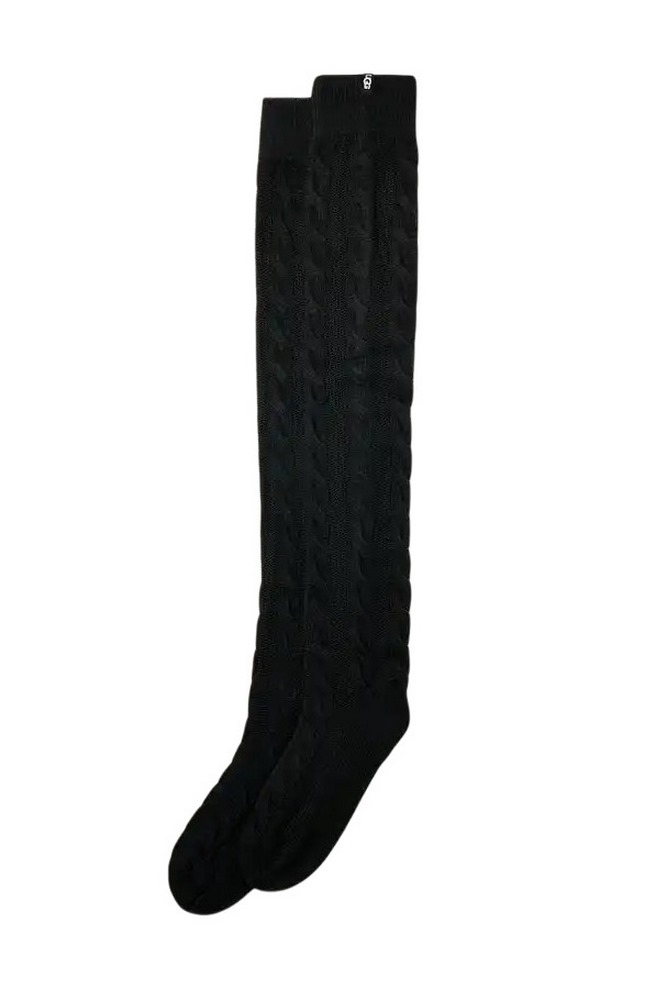 UGG ZANIKA THIGH HIGH CABLE 1171626 ΚΑΛΤΣΑ ΨΗΛΗ ΓΥΝΑΙΚΕΙΑ BLACK
