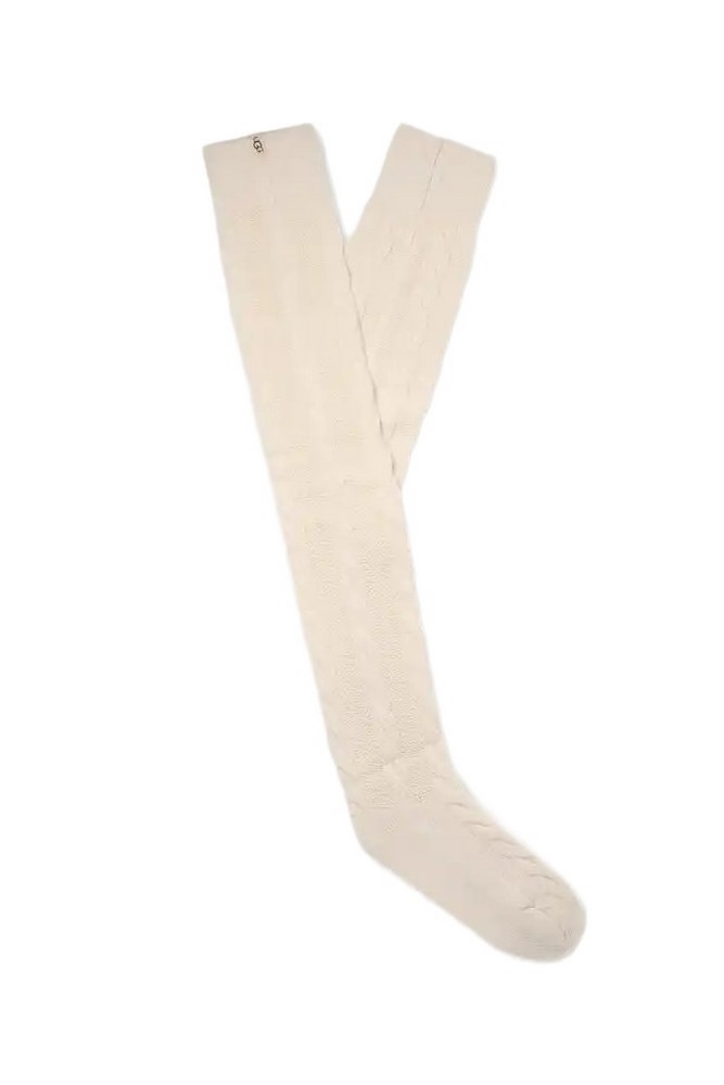 UGG ZANIKA THIGH HIGH CABLE 1171626 ΚΑΛΤΣΑ ΨΗΛΗ ΓΥΝΑΙΚΕΙΑ ECRU