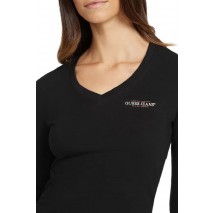 GUESS JEANS SLIM MINI AMERICAN TRADICION ΜΠΛΟΥΖΑ ΓΥΝΑΙΚΕΙΑ BLACK