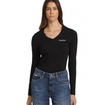 GUESS JEANS SLIM MINI AMERICAN TRADICION ΜΠΛΟΥΖΑ ΓΥΝΑΙΚΕΙΑ BLACK