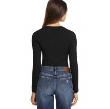 GUESS JEANS SLIM MINI AMERICAN TRADICION ΜΠΛΟΥΖΑ ΓΥΝΑΙΚΕΙΑ BLACK