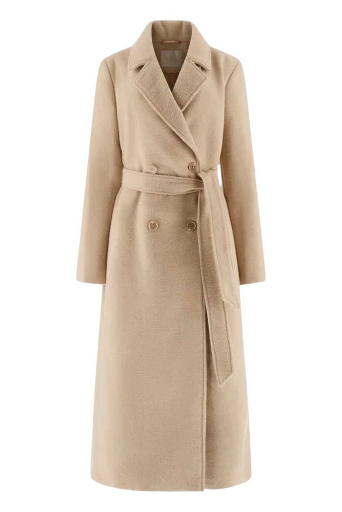 GUESS LORENZA LONG COAT ΠΑΛΤΟ ΓΥΝΑΙΚΕΙΟ BEIGE