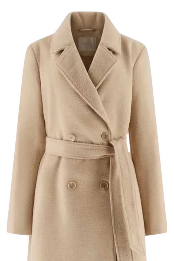 GUESS LORENZA LONG COAT ΠΑΛΤΟ ΓΥΝΑΙΚΕΙΟ BEIGE