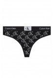 CALVIN KLEIN JEANS MODERN THONG ΕΣΩΡΟΥΧΟ ΓΥΝΑΙΚΕΙΟ BLACK/WHITE