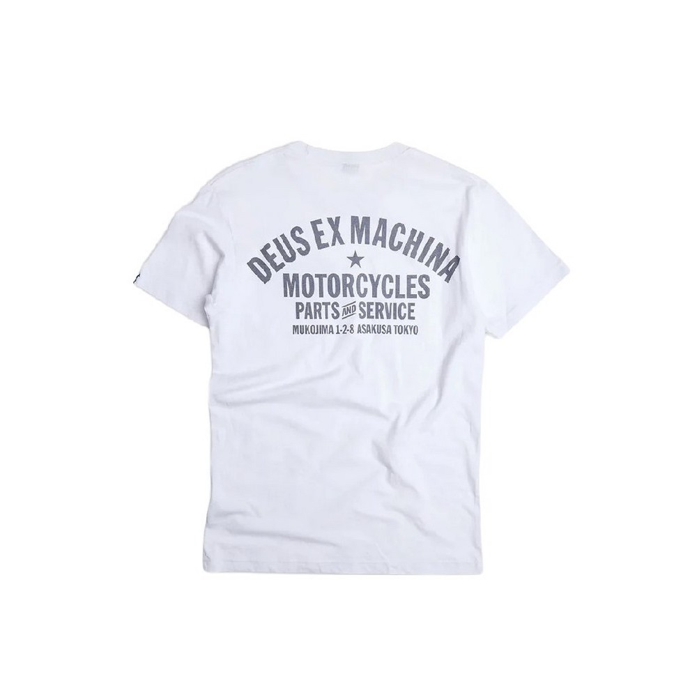 DEUS BIARRITZ ADDRESS T-SHIRT ΜΠΛΟΥΖΑ ΑΝΔΡΙΚΗ WHITE