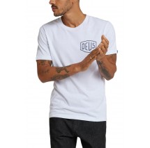 DEUS BIARRITZ ADDRESS T-SHIRT ΜΠΛΟΥΖΑ ΑΝΔΡΙΚΗ WHITE