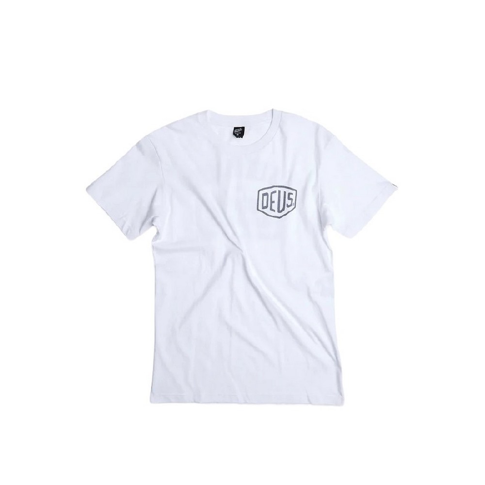 DEUS BIARRITZ ADDRESS T-SHIRT ΜΠΛΟΥΖΑ ΑΝΔΡΙΚΗ WHITE