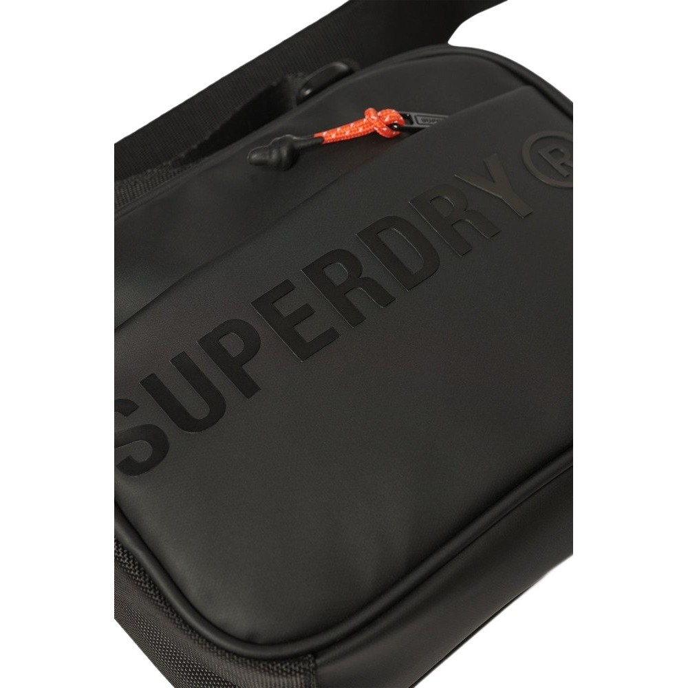 D1 SDNA TARP CROSS BODY BAG ΤΣΑΝΤΑ ΓΥΝΑΙΚΕΙΟ BLACK