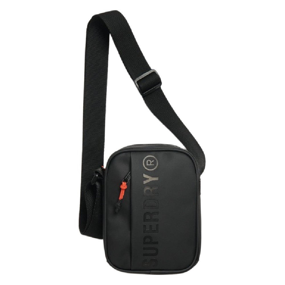 D1 SDNA TARP CROSS BODY BAG ΤΣΑΝΤΑ ΓΥΝΑΙΚΕΙΟ BLACK