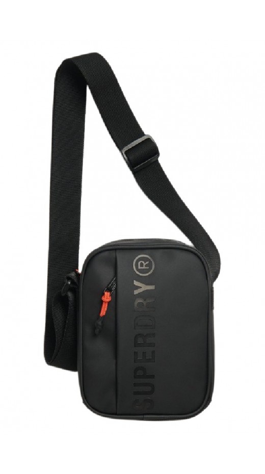 SUPERDRY D1 SDNA TARP CROSS BODY BAG ΤΣΑΝΤΑ ΓΥΝΑΙΚΕΙΑ BLACK