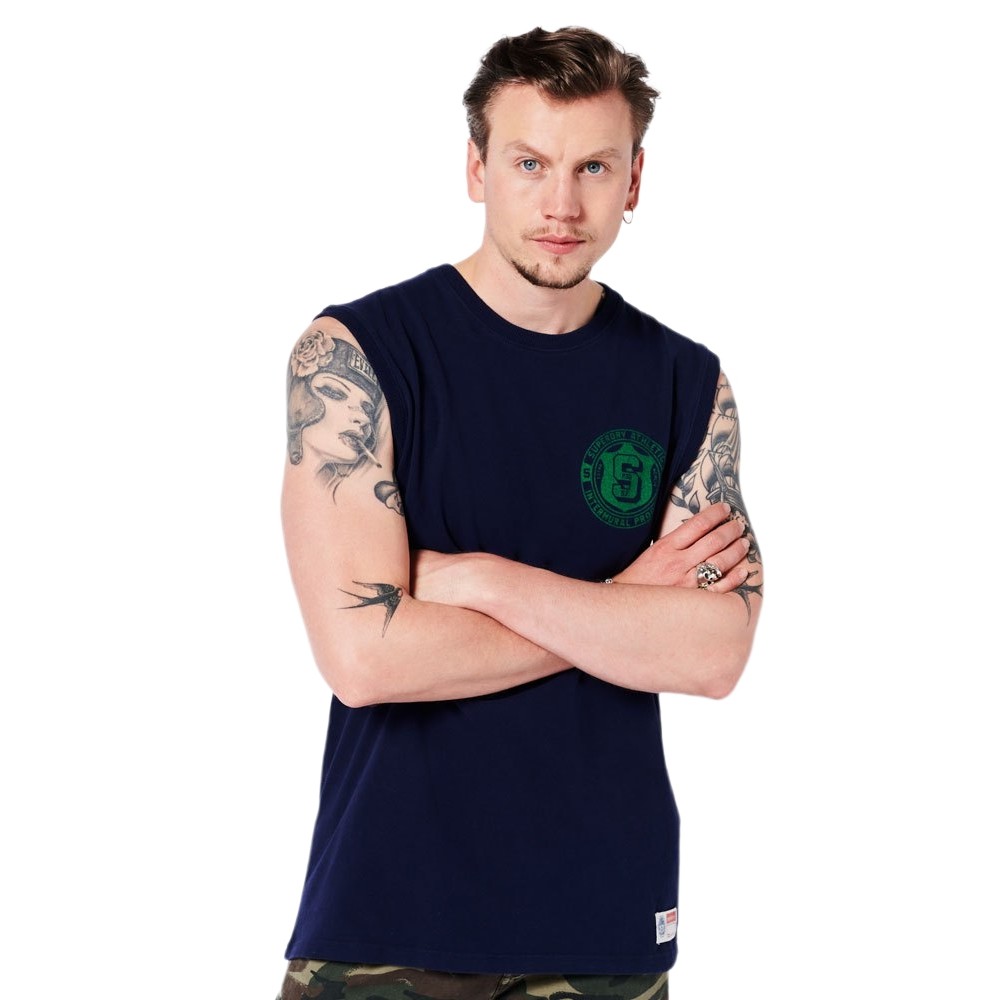 SUPERDRY OVIN VINTAGE ATHLETIC ΜΠΛΟΥΖΑ ΑΝΔΡΙΚΗ NAVY SUPERDRY OVIN VINTAGE ATHLETIC ΜΠΛΟΥΖΑ ΑΝΔΡΙΚΗ NAVY