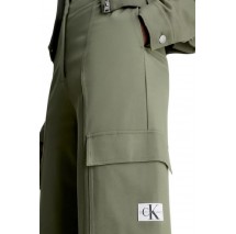 CALVIN KLEIN JEANS HIGH RISE MILANO UTILITY PANTS ΠΑΝΤΕΛΟΝΙ ΓΥΝΑΙΚΕΙΟ OLIVE