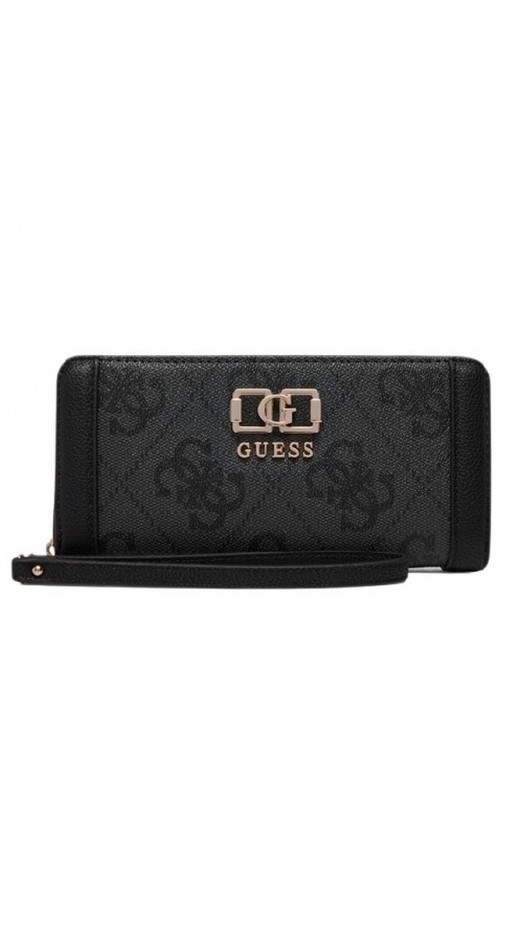 GUESS KARNILLA LOGO SLG LRG ZIP ARND ΠΟΡΤΟΦΟΛΙ ΓΥΝΑΙΚΕΙΟ GREY