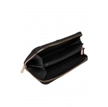 GUESS KARNILLA LOGO SLG LRG ZIP ARND ΠΟΡΤΟΦΟΛΙ ΓΥΝΑΙΚΕΙΟ GREY