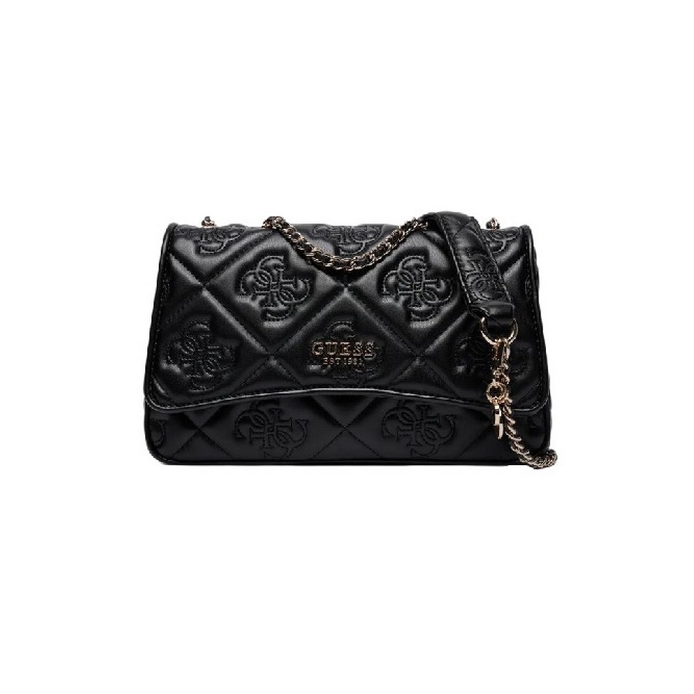 GUESS MARIEKE CONVERTIBLE XBODY FLAP ΤΣΑΝΤΑ ΓΥΝΑΙΚΕΙΑ BLACK