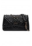 GUESS MARIEKE CONVERTIBLE XBODY FLAP ΤΣΑΝΤΑ ΓΥΝΑΙΚΕΙΑ BLACK